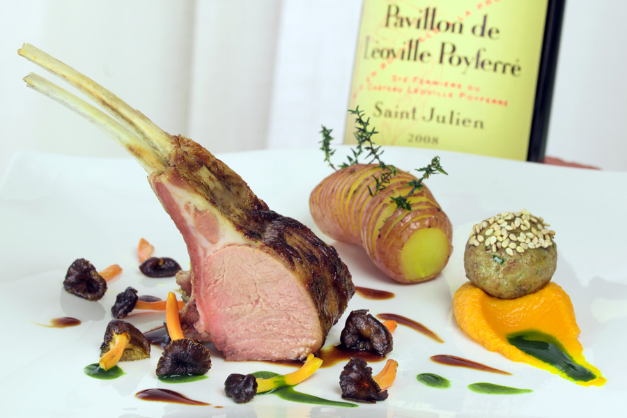 Carré d'agneau au raz el hanout